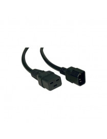 6FT POWER EXTENSION CORD 14AWG 15A C19 TO C14 HEAVY DUTY 