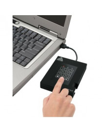 500GB FORTRESS FIPS PORTABLE USB HDD HW ENCRYPTED 