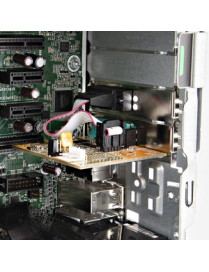 PCIE DUAL SERIAL PORT CARD 16C1050 UART 5V/12V STATUS LIGHTS 