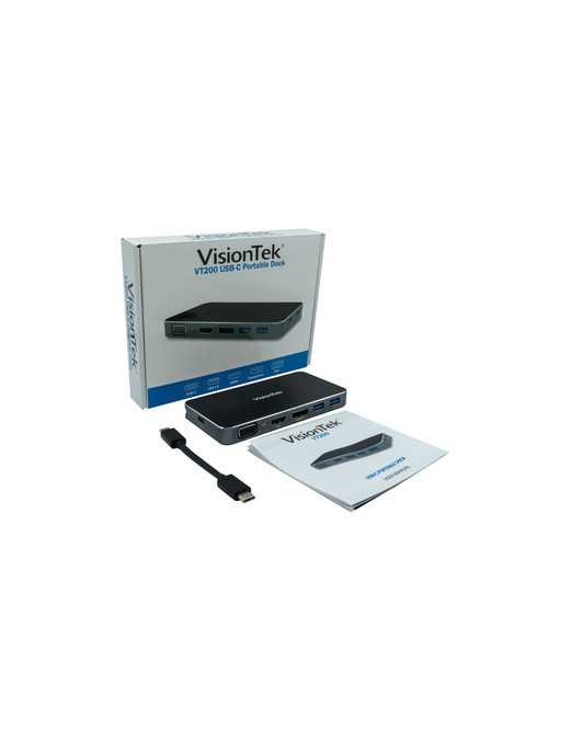 VT200 USB C PORTABLE DOCK 