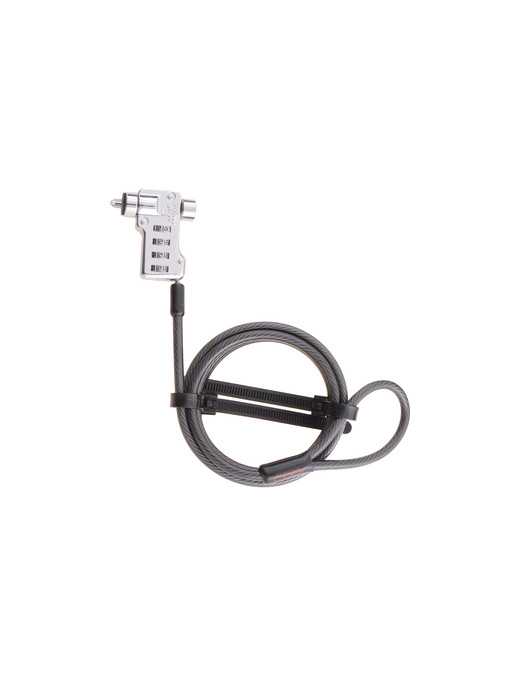 4 DIGIT COMBINATION CABLE LOCK FITS STANDARD LOCK SLOTS 