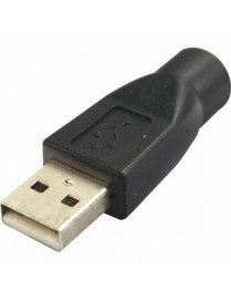 USB MALE TO PS2 FEMALE KEYBOARD MOUSE PS/2 REPLACEMENT ADAPTER 