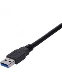 1M USB 3.0 MALE TO FEMALE EXTENSION CABLE A TO A BLACK 
