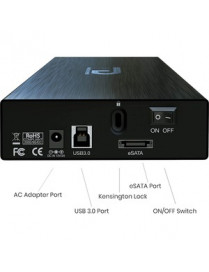 2TB PROFESSIONAL USB 3 ESATA 7200RPM ALUMINUM EXTERNAL HDD 
