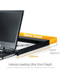 19IN ULTRA SHORT DEPTH WIDE SCRN LCD CONSOLE HDMI/USB 