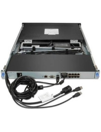 LCD 8P KVM 8 CABLES USB KB-US TAA COMPLIANT 