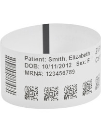 WRISTBAND SYNTHETIC 1X6IN DT Z-BAND ULTRA SOFT COATED ADHESIVE 