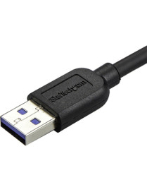 USB 3.0 TO MICRO B CABLE 3FT 1M SLIM RIGHT ANGLE MICRO USB CABLE 