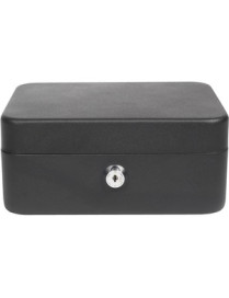 COMPACT STEEL CASH BOX 1BILL AND 3COIN COMPARTMENTS 