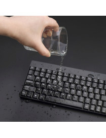 WRLS MINI KEYBOARD/MOUSE 2.4 GHZ SPILL RESISTANT 
