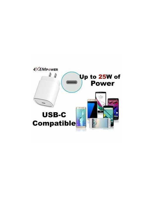 IPHONE 15 KIT 25W CHARGER AND 3FT USB C TO USB C CABLE 480 MBPS 