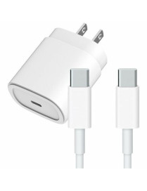 IPHONE 15 PRO KIT 25W CHARGER 3FT USB C TO USB C CABLE 10 GBPS 