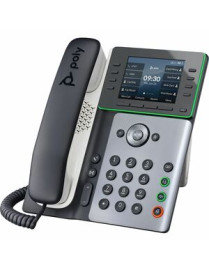 POLY EDGE E350 IP PHONE AND POE-ENABLED 