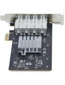 4-PORT GBE SFP NETWORK CARD FIBER OPTIC GIGABIT NIC/CONTROLLER 