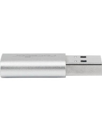 USB 3.0 TO USB C SLIM ADAPTER M/F-NICKEL CONNECTOR-5PACK-ALUMINUM