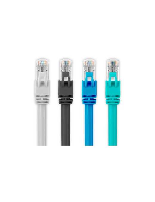 6IN CAT6A CABLE - SNAGLESS-BLUE SHIELDED ETHERNET CABLE 