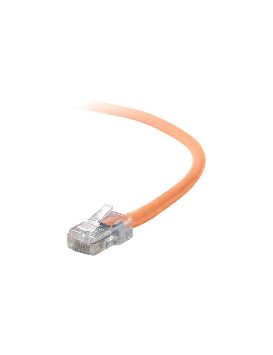 7FT CAT5E ORANGE CROSSOVER CABLE ROHS 