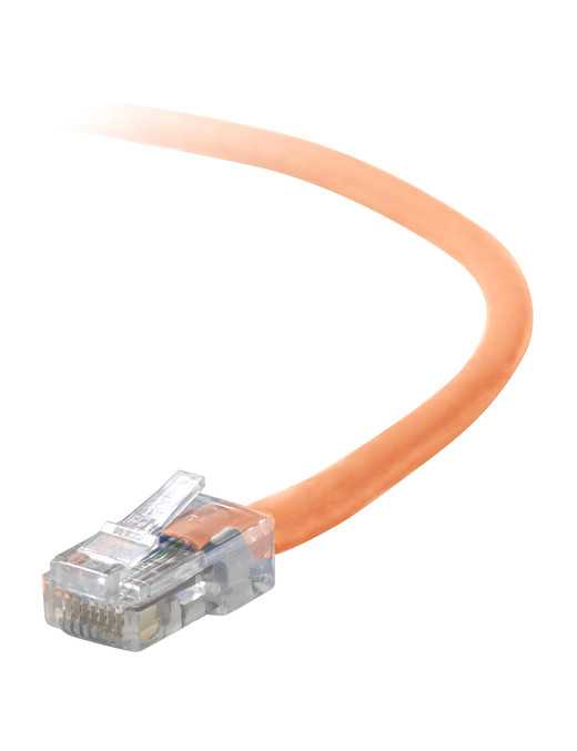 7FT CAT5E ORANGE CROSSOVER CABLE ROHS 