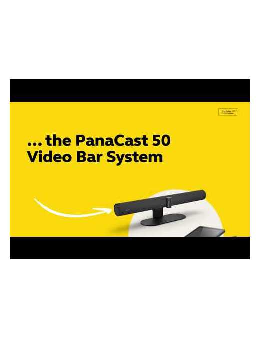 PANACAST 50 VIDEO BAR SYSTEM MS VB TC US CHARGER A 