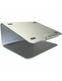 ROTATING NOTEBOOK/TABLET STAND ALUMINUM LIGHT WEIGHT SILVER 