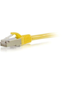 2FT CAT6 YELLOW SNAGLESS SHIELDED PATCH CABLE 