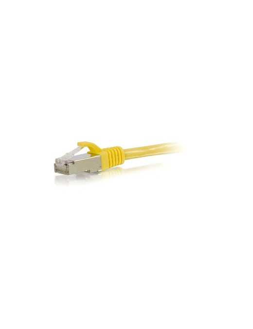 2FT CAT6 YELLOW SNAGLESS SHIELDED PATCH CABLE 
