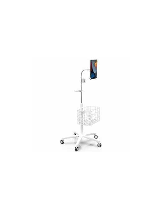 HEAVY-DUTY SECURITY MEDICAL MOBILE FLOOR STAND AND ACCESSORIES 